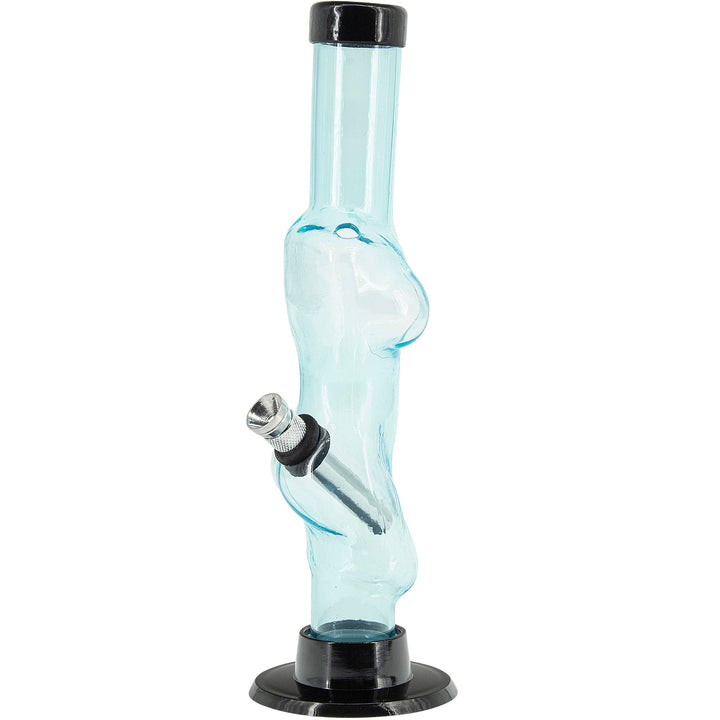 Acrylic Lady Contour Bong 8"  - Multiple Colors