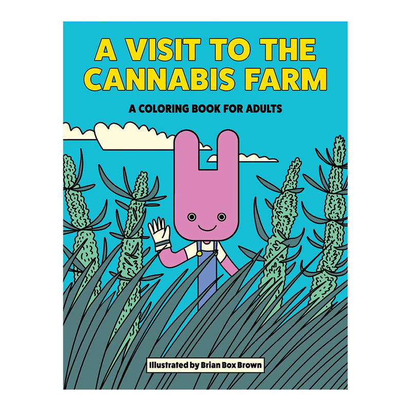 A Visit To The Cannabis Farm Coloring Book - Headshop.com