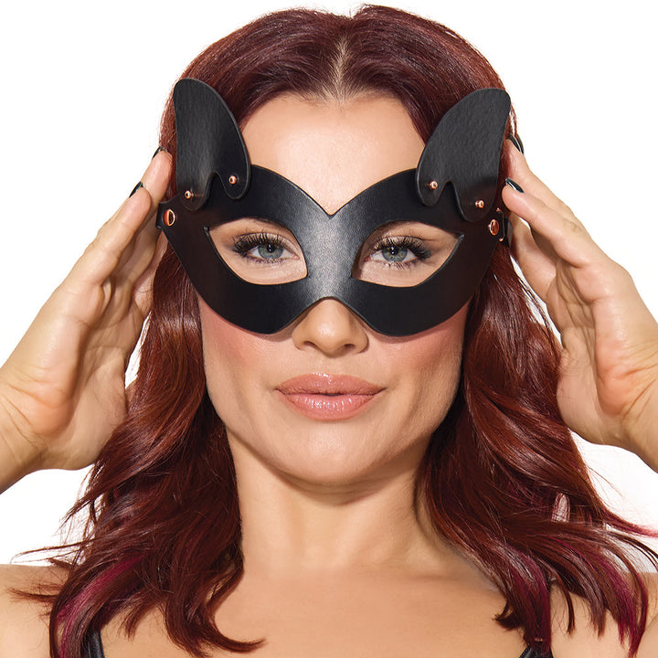 Coquette Pleasure Mask Black
