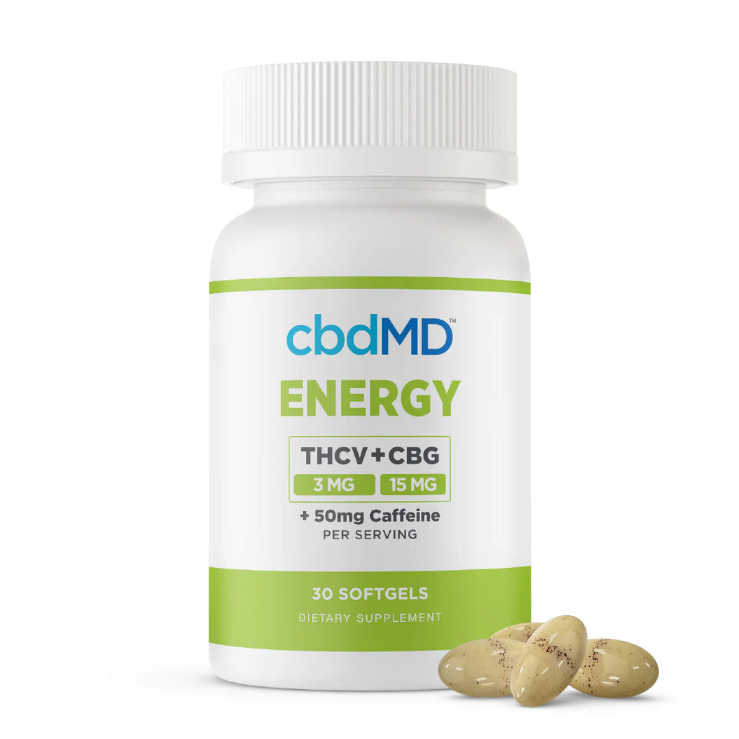cbdMD THCV + CBG Softgel Capsules - Headshop.com