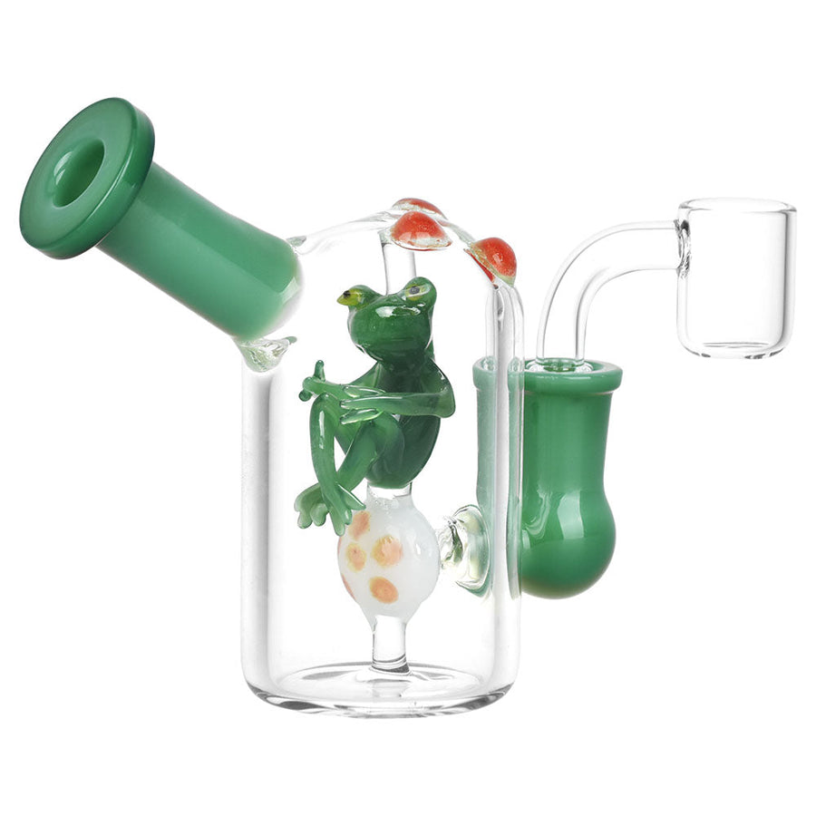 Fun Guy Frog Mini Dab Rig - 4.25" / 14mm F - Headshop.com