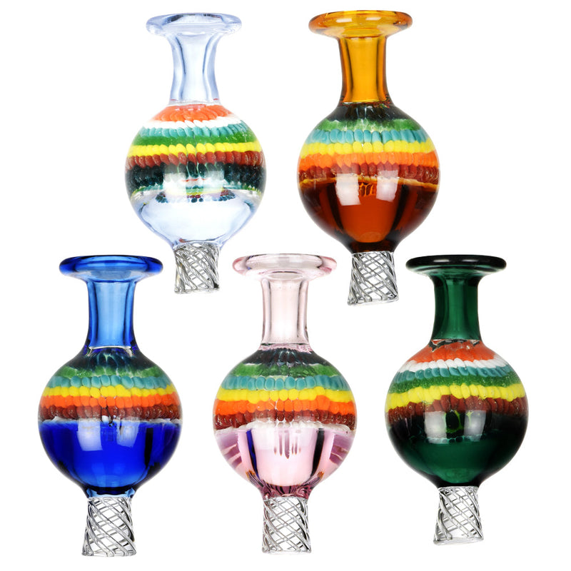 Dot Rainbow Multi-Directional Ball Carb Cap- 28mm/Colors Vary - Headshop.com