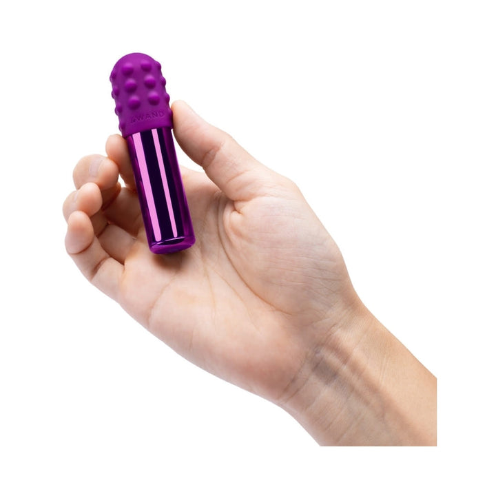 Le Wand Chrome Bullet Rechargeable Vibrator Dark Cherry - Headshop.com