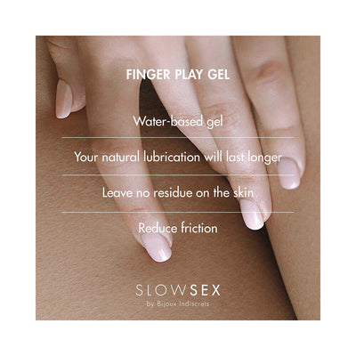 Bijoux Indiscrets Slow Sex Finger Play Gel 1 oz. - Headshop.com