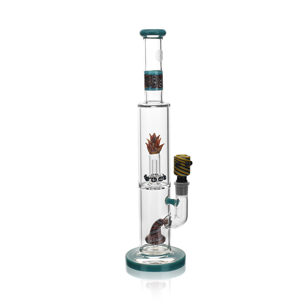 High Society | Cygnus Premium Wig Wag Waterpipe (Turquoise) - Headshop.com