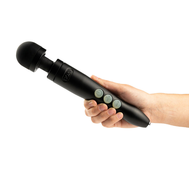 Doxy Die Cast 3R Rechargeable Compact Wand Vibrator Matte Black - Headshop.com