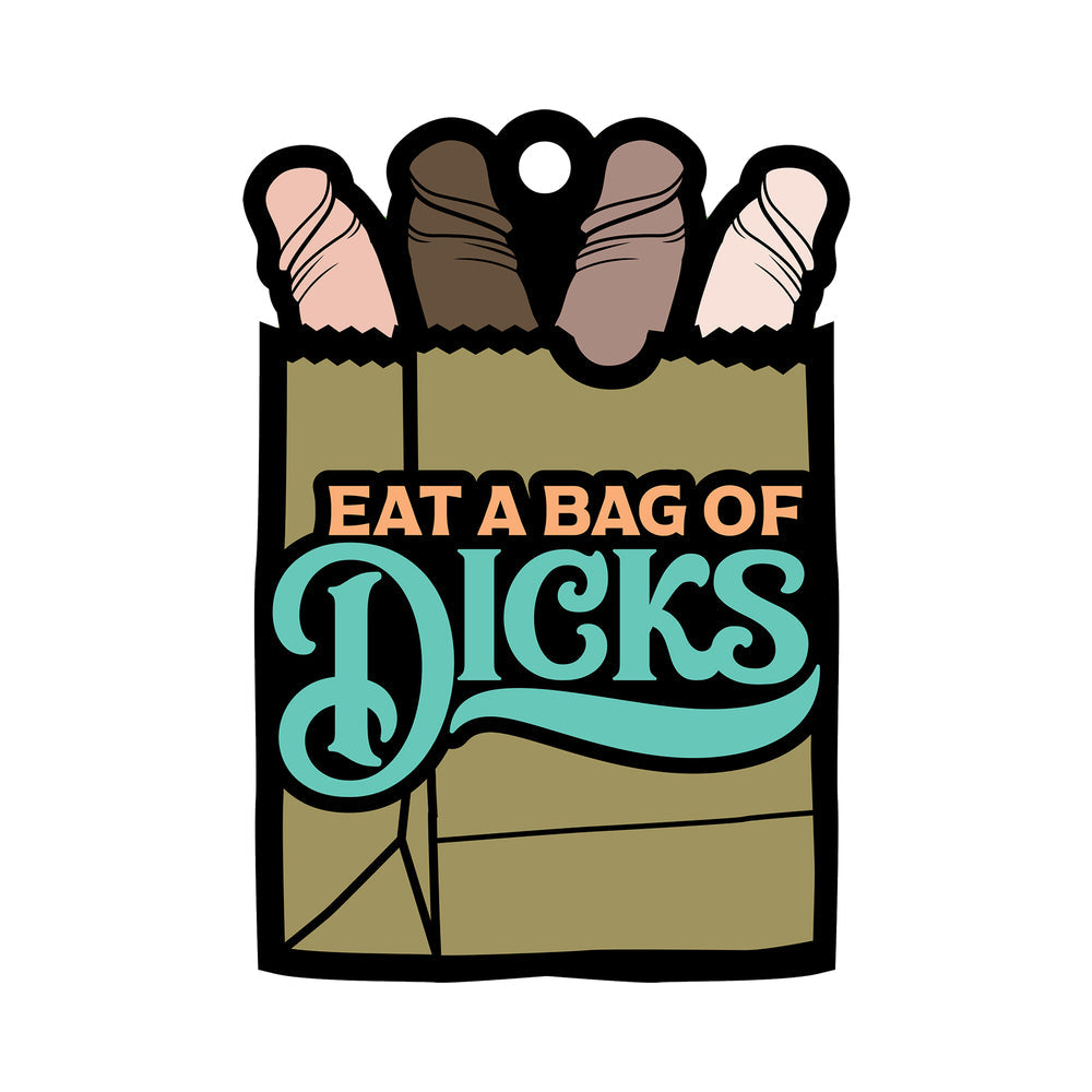 Wood Rocket Air Freshener Bag of Dicks - Headshop.com