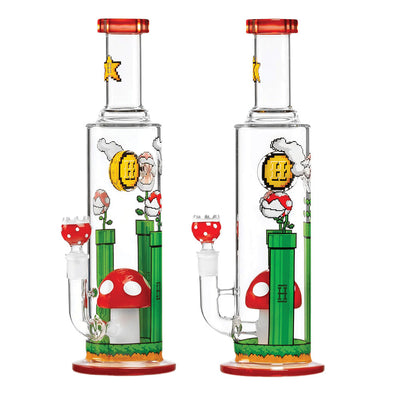 Hemper Gaming Flower Glass Water Pipe | 14mm F - Headshop.com