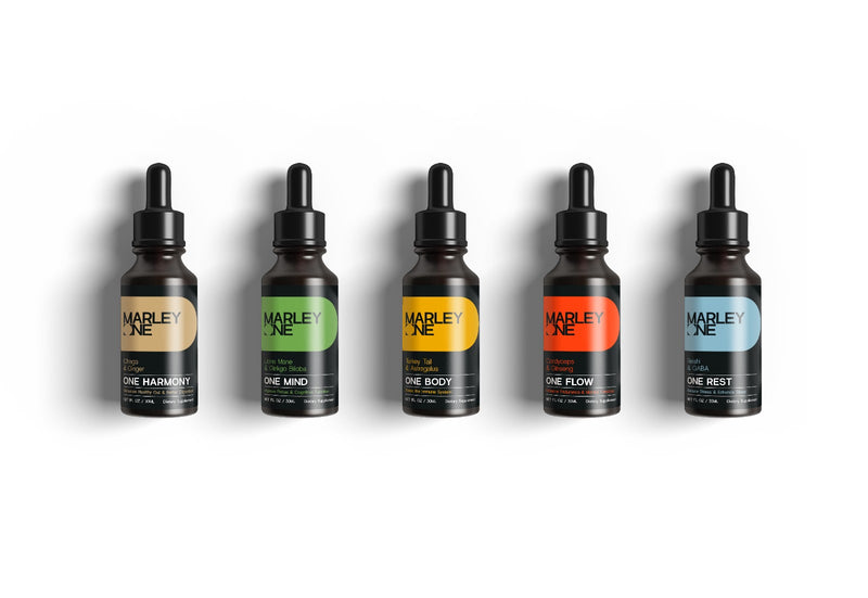 Marley One " One Set" - All 5 Marley One Tinctures