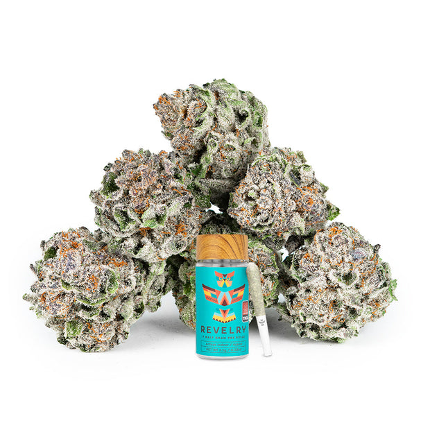 Revelry Lemon Cherry Gelato (LCG) THCA Pre Rolls 7 Pack