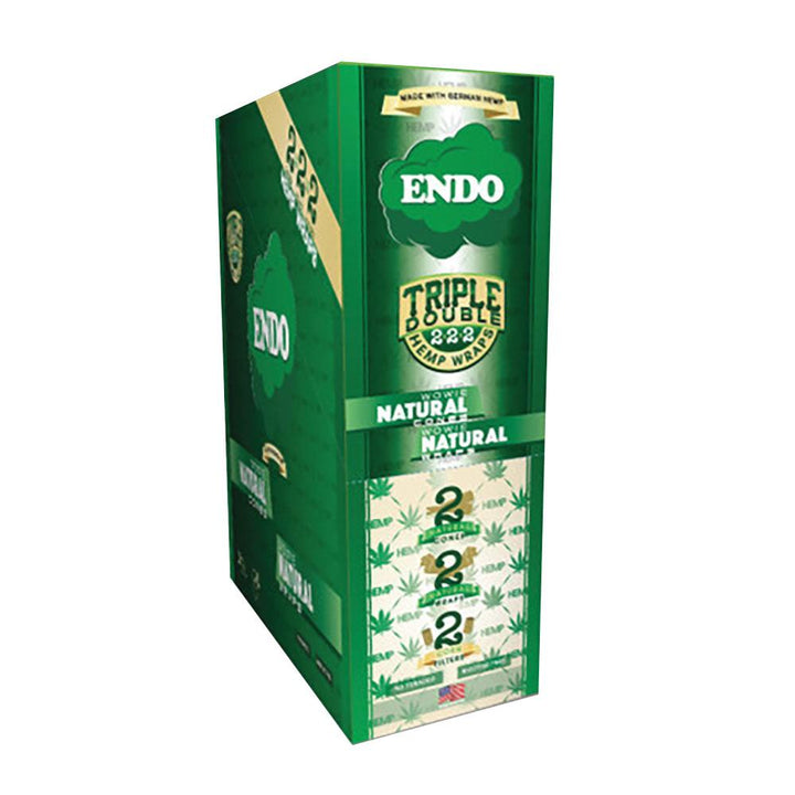 Endo Triple Double Hemp Wraps / Cones Combo - Headshop.com