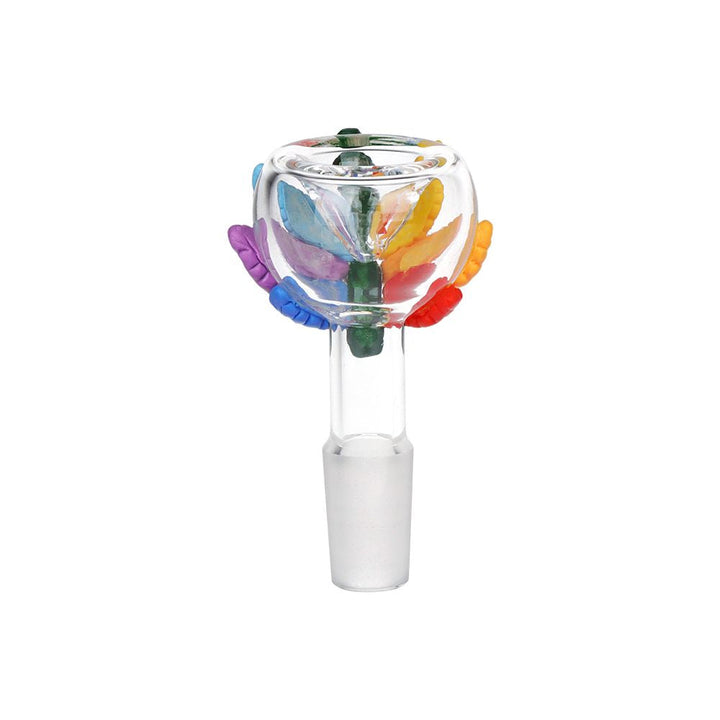 Pride Leaf Glass Herb Slide - 14mm M 5ct - Headshop.com