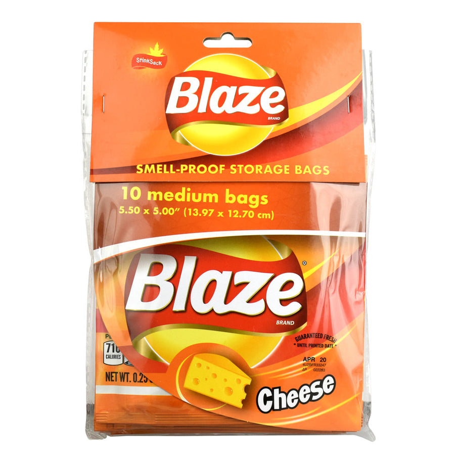 10PC - Stink Sack Blaze Chip Smell-Proof Bags - 5.5"x5" - Headshop.com
