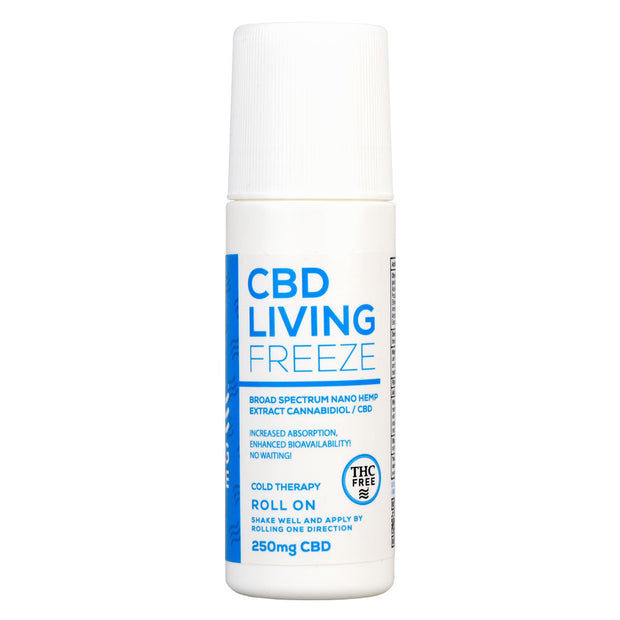 CBD Living Freeze Topical - 3oz / 300mg 12PC DISPLAY - Headshop.com