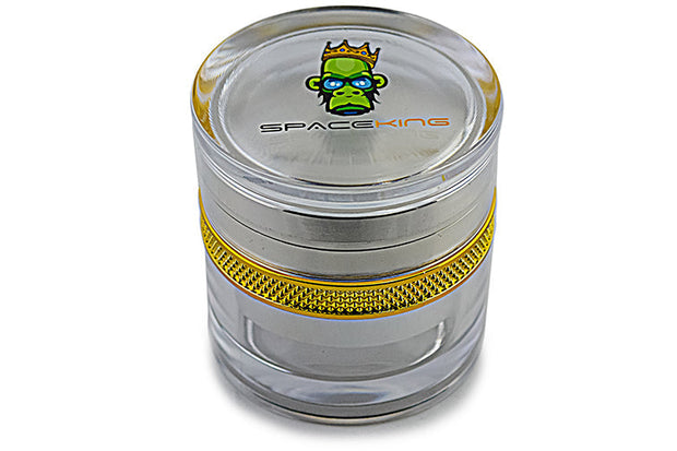 Space King Clear Shell Grinder - Headshop.com