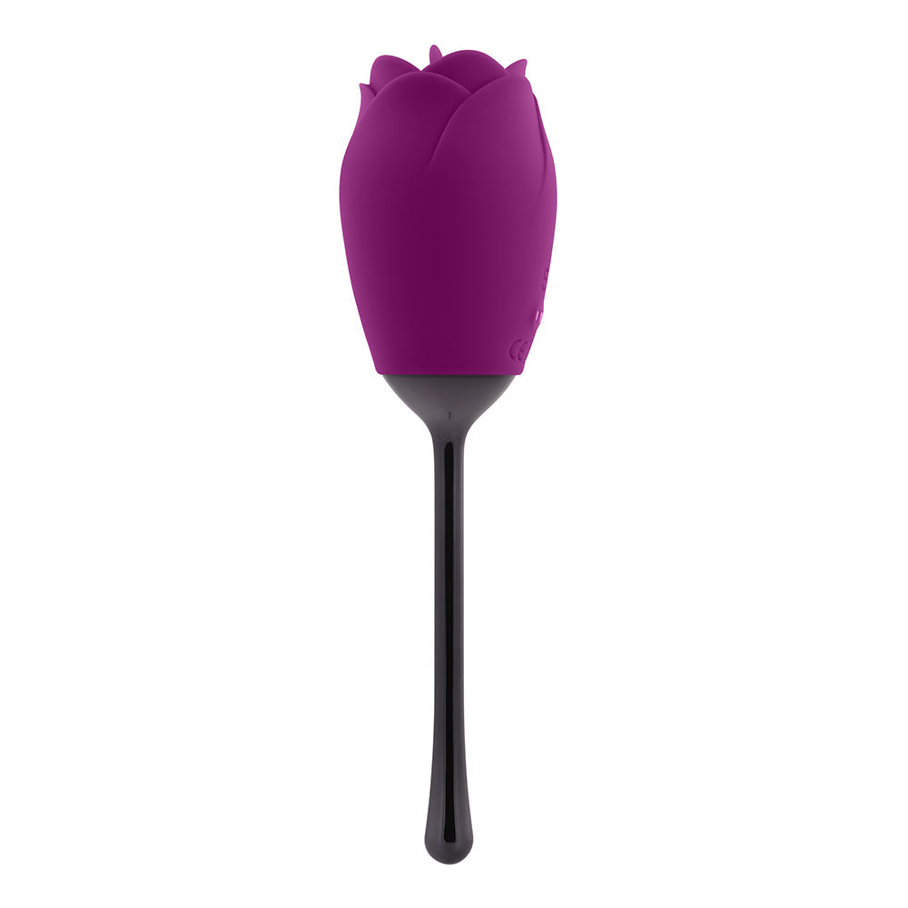 Playboy Petal Rechargeable Silicone Tongue Flicking Vibrator Wild Aster - Headshop.com