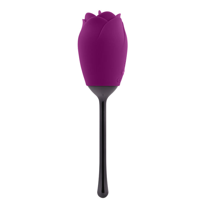 Playboy Petal Rechargeable Silicone Tongue Flicking Vibrator Wild Aster - Headshop.com