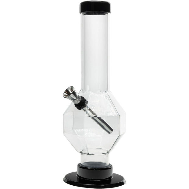 Acrylic Diamond Bong 9-12"  - Multiple Colors