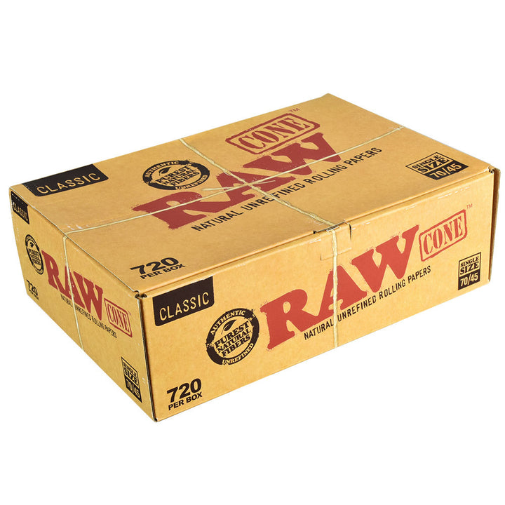 720PC - RAW Classic Single Size Bulk Cones - 70/45 - Headshop.com
