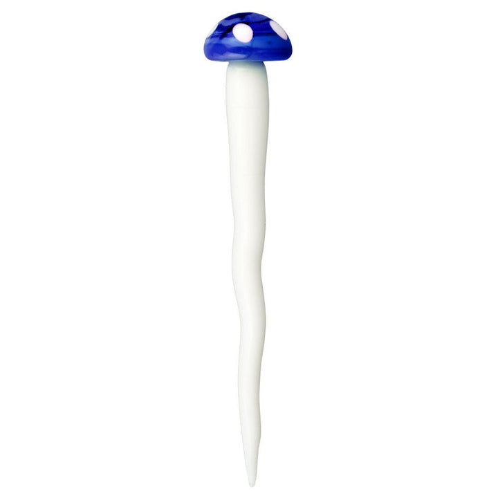 Toadstool Mushroom Twisted Glass Dab Tool - Headshop.com