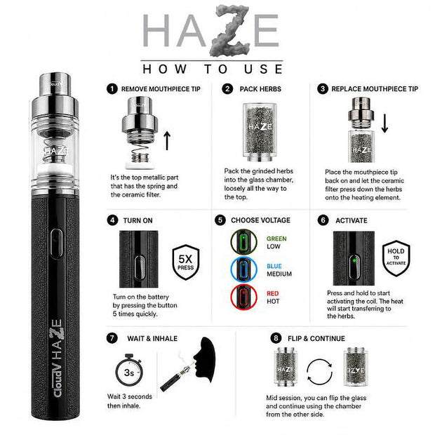 Cloud V Haze Flower Pen | 650mAh | 10ct Display