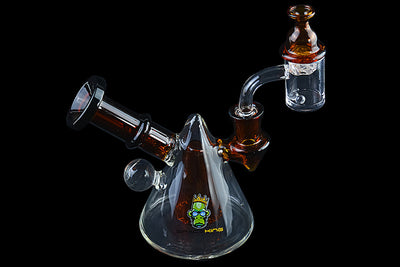 Space King Glass - 'Space Pyramid' Mini Rig - Headshop.com