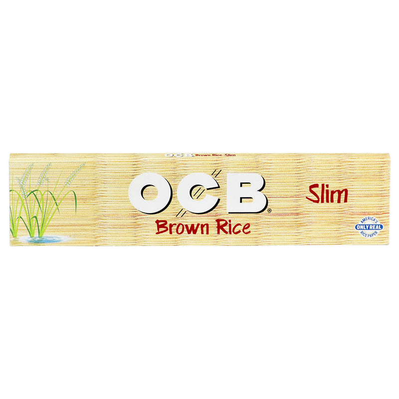 24PC DISPLAY - OCB Brown Rice Rolling Papers - Headshop.com