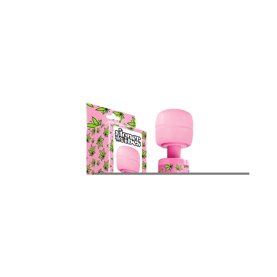 Stoner Vibes Wacky Weed Wand Massager Pink Kush - Headshop.com