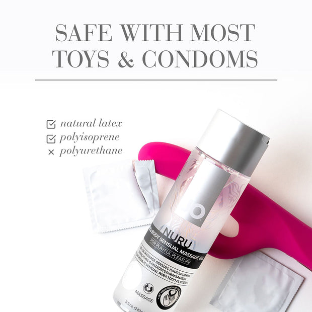 JO Nuru Full-Body Sensual Massage Gel 8 oz. - Headshop.com