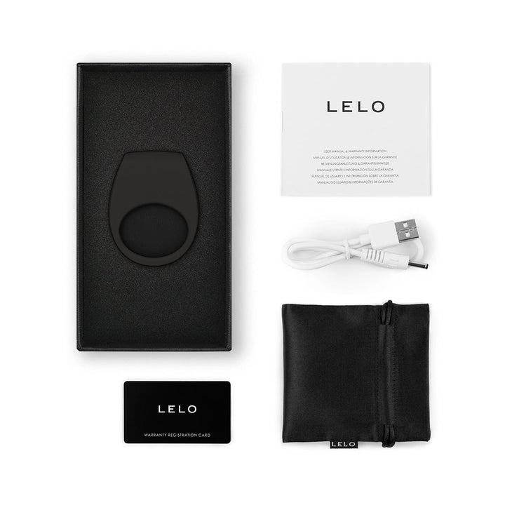LELO TOR 3 Vibrating Cockring Black - Headshop.com