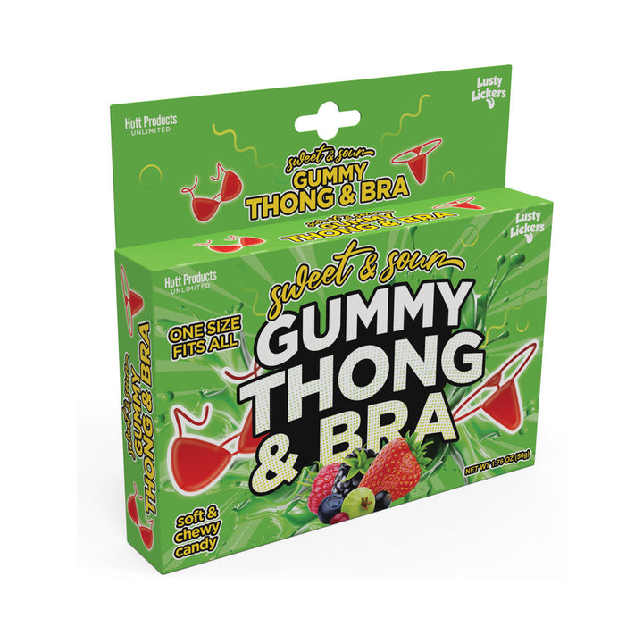 Sweet & Sour Gummy Thong and Bra - Headshop.com