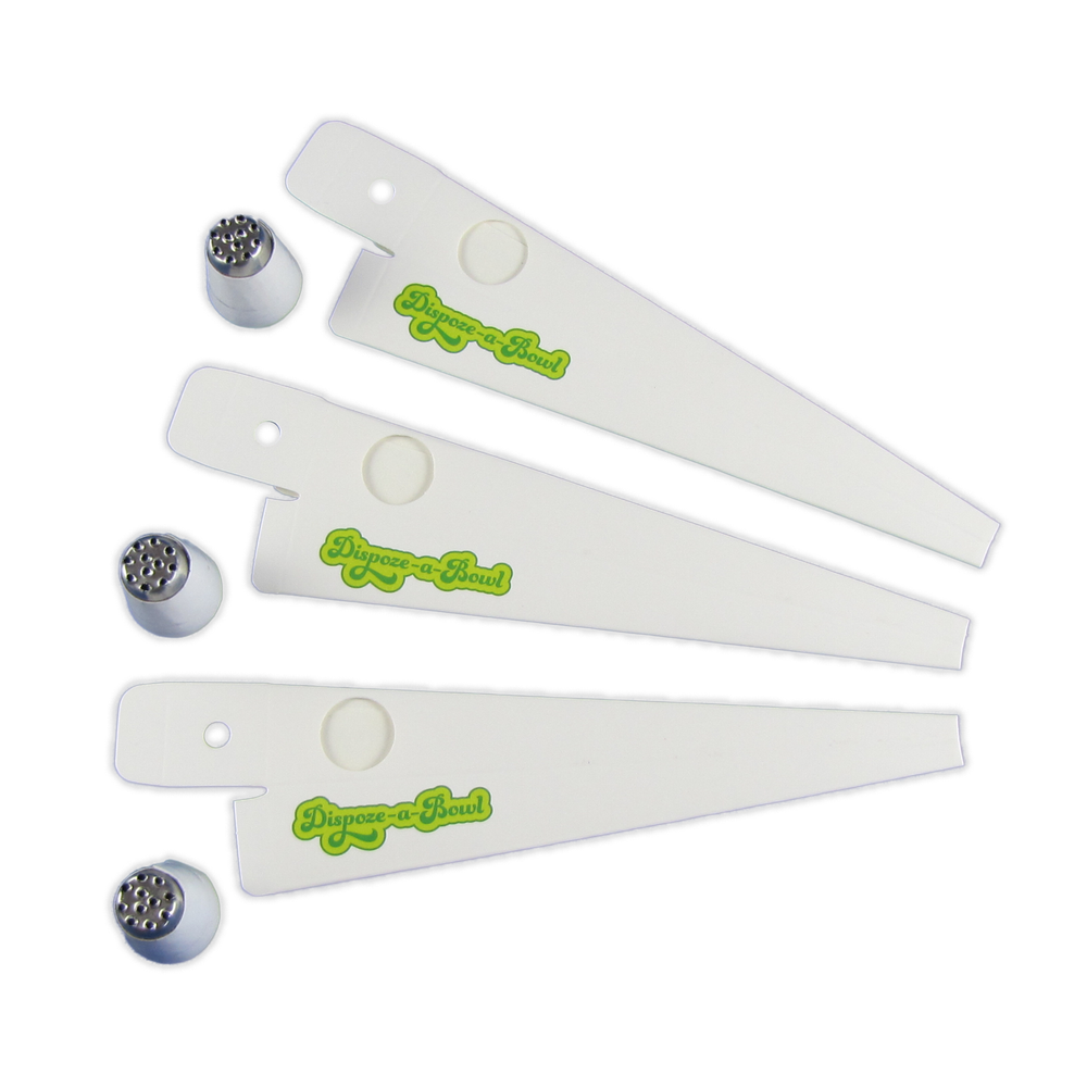 The Dispoze-a-Bowl® 3-Pack: Your Essential On-The-Go Clean Smoke - Headshop.com