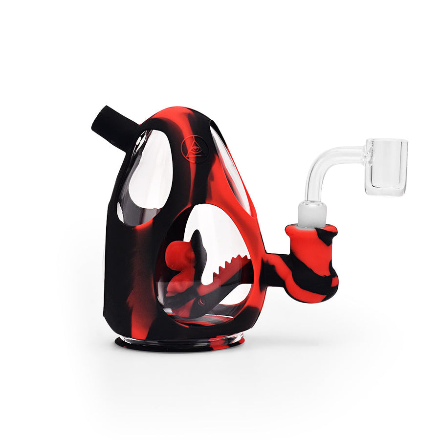Ritual - 5'' Silicone Yoshi Egg Rig - Black & Red - Headshop.com
