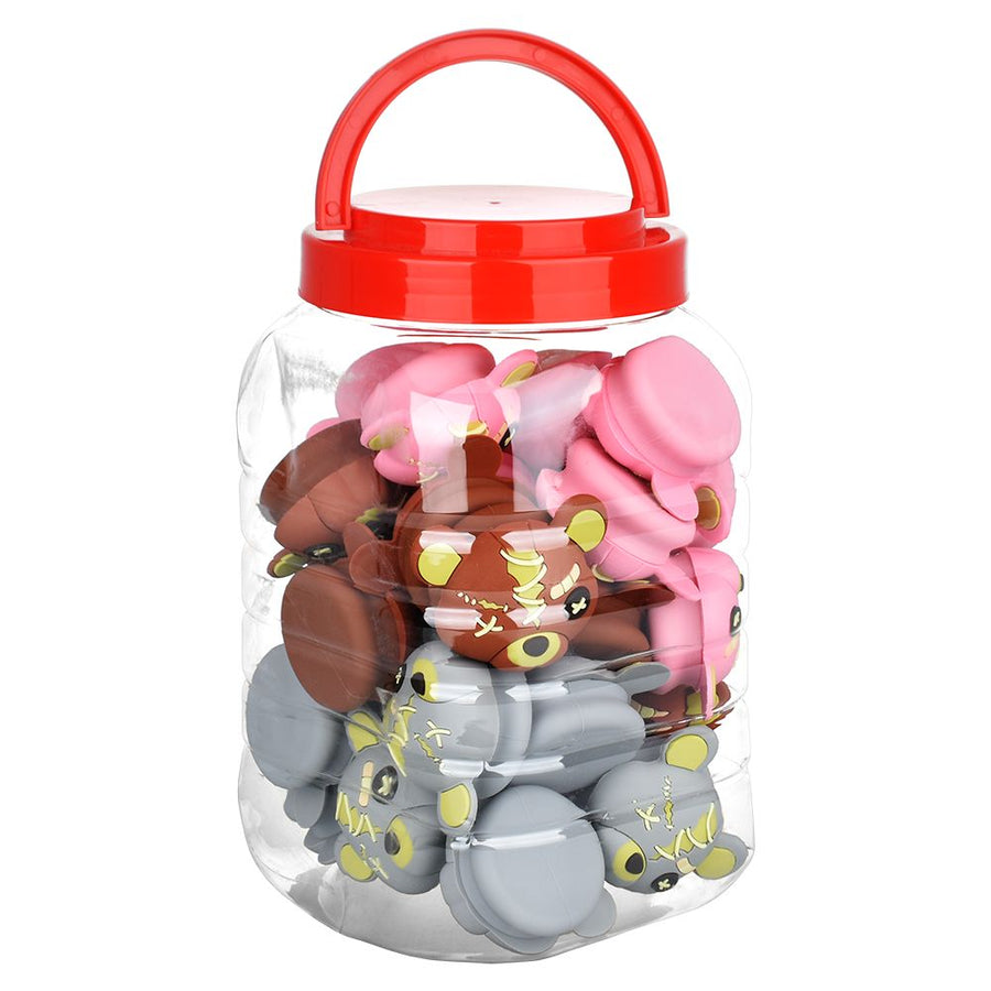 Voodoo Bear Silicone Concentrate Jar - 1.8" / 30ct - Headshop.com