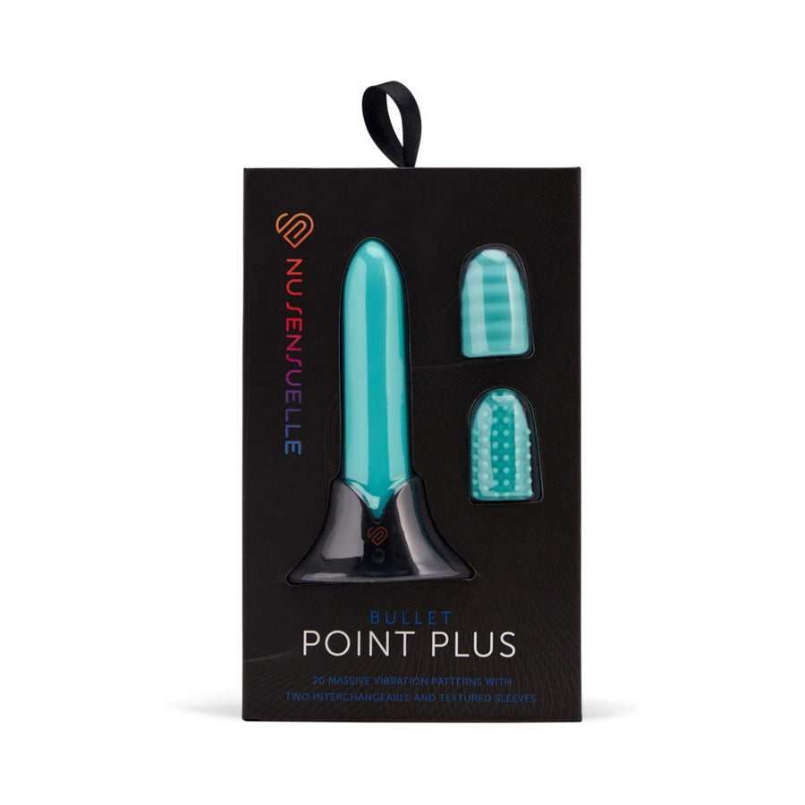 Nu Sensuelle Point Plus Bullet with Sleeves Tiffany Blue - Headshop.com