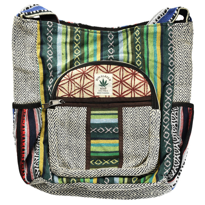 ThreadHeads Multi-Pattern Zippered Shoulder Bag - Headshop.com