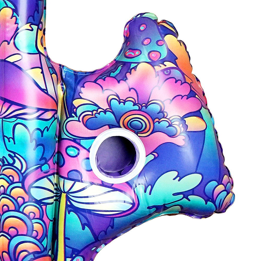 Pulsar Inflatable Water Pipe Pool Float - Neon Shrooms / 6ft - Headshop.com