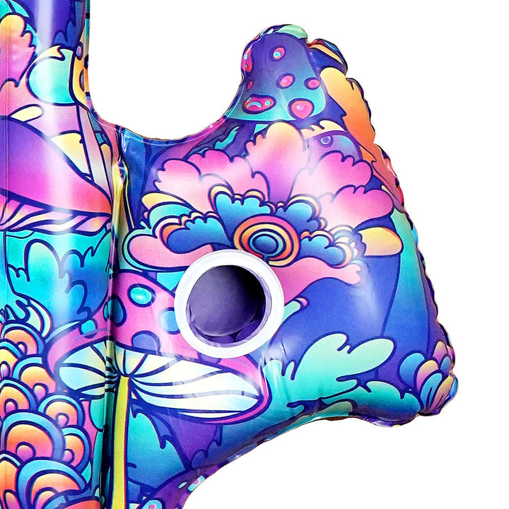 Pulsar Inflatable Water Pipe Pool Float - Neon Shrooms / 6ft - Headshop.com