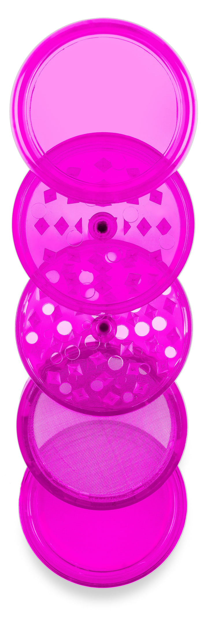 Higher Standards 4-Piece Herb Grinder with Pollen Catcher - Headshop.com