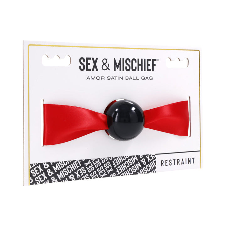 Sportsheets Sex & Mischief Amor Satin Ball Gag - Headshop.com