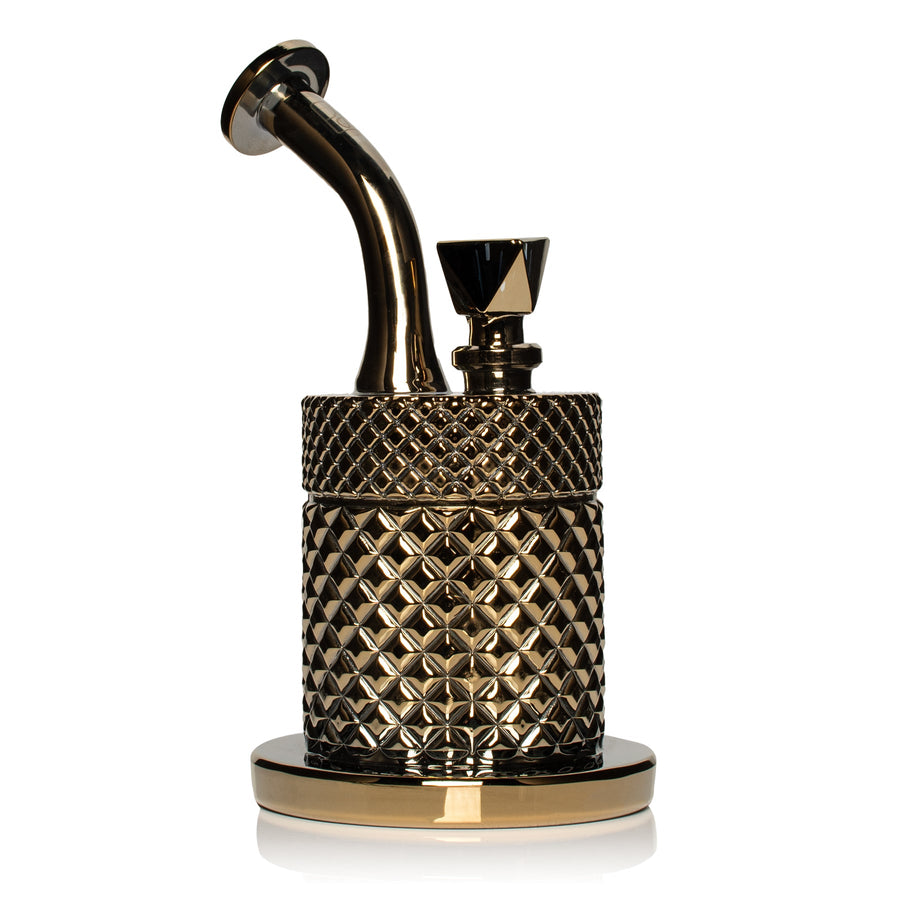 Twenties Collection Water Pipe | Gold - Headshop.com