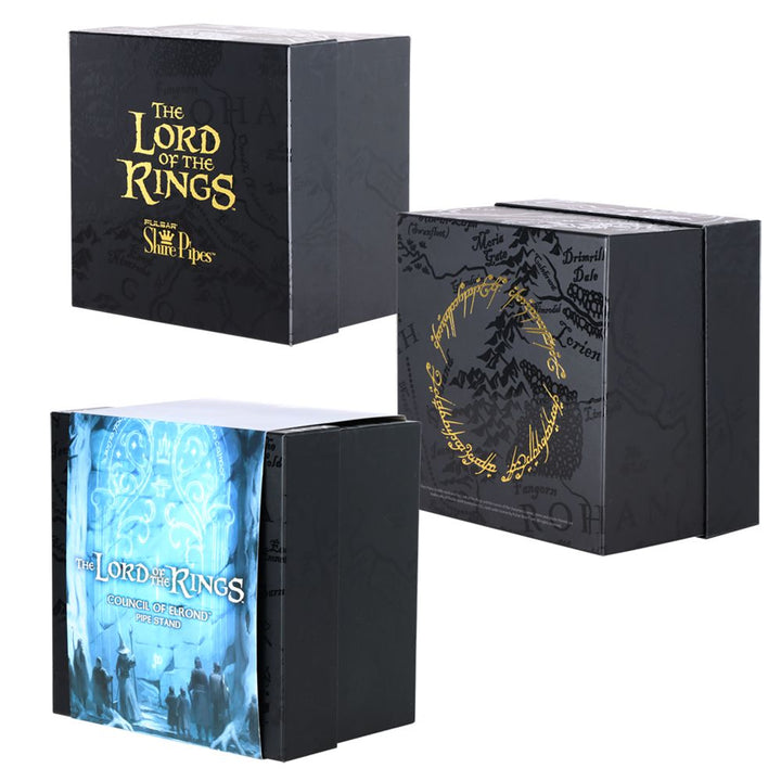 Pulsar Shire Pipes x LoTR ELROND Multi Pipe Wood Display - Headshop.com