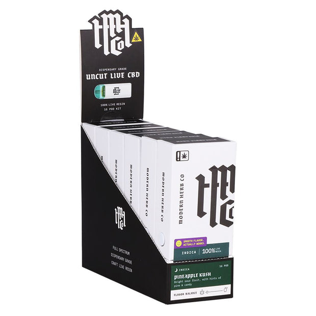 Modern Herb Co Live Uncut CBD Pod Starter Kit | 1g | 6ct Display
