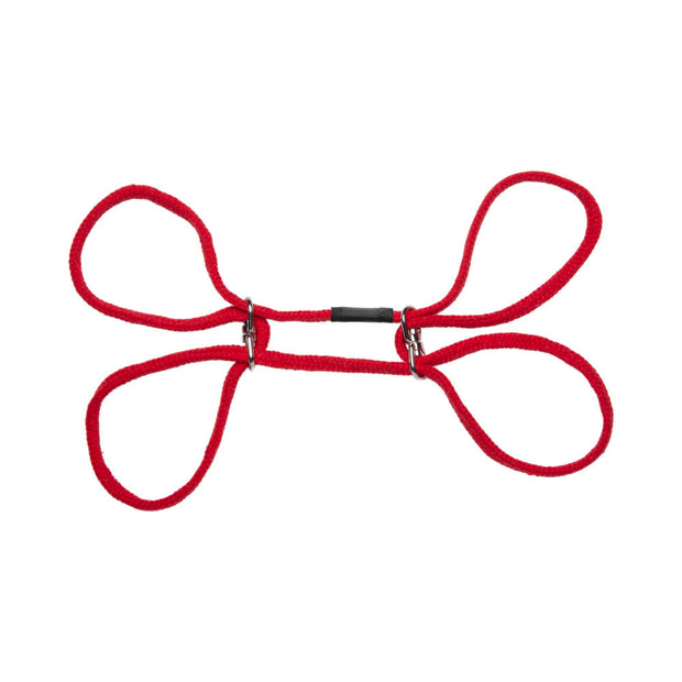 Japanese Style Bondage - 100% Cotton Wrist or Ankle Cotton Cuffs Red - Headshop.com