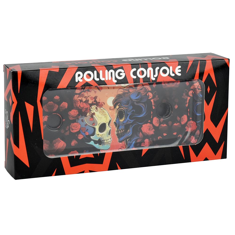 Elevated Metal Rolling Tray & Cone Loader Kit - Death Kiss / 9.25"x4.2" - Headshop.com