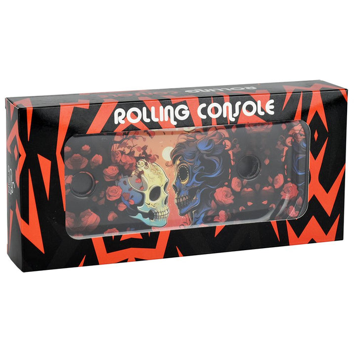 Elevated Metal Rolling Tray & Cone Loader Kit - Death Kiss / 9.25"x4.2" - Headshop.com