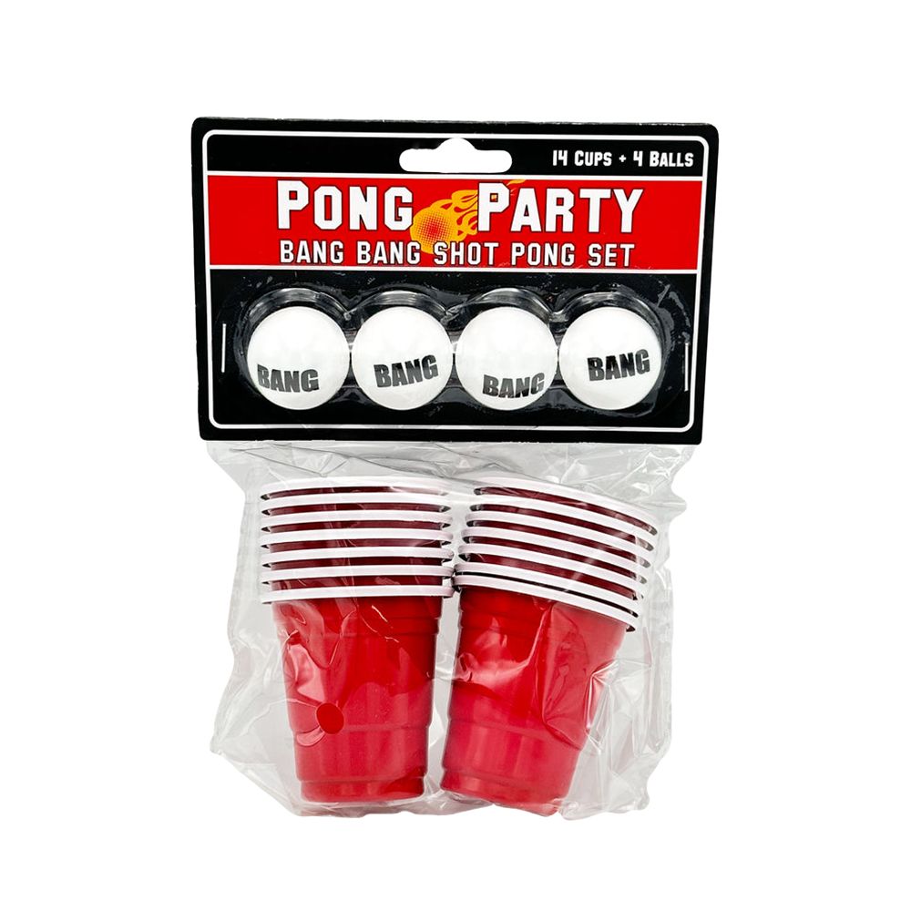 Pong Party Mini Beer Pong Set - Headshop.com