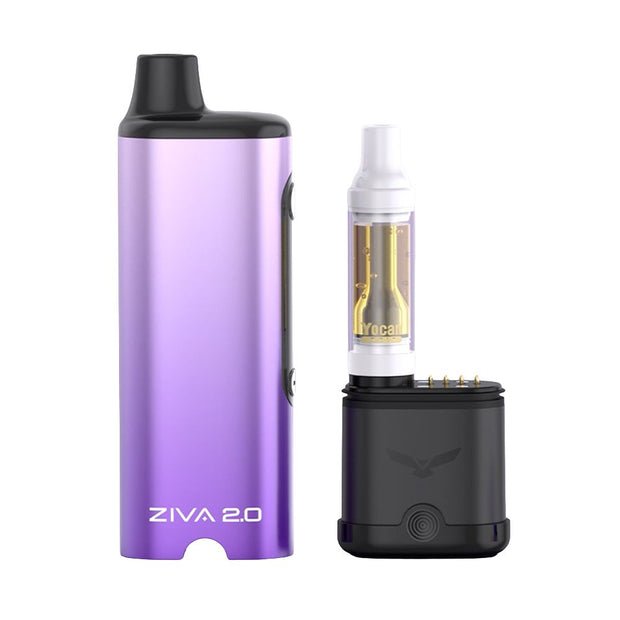 10CT DISPLAY - Yocan Ziva Pro 2.0 Auto-Draw 510 Battery - 650mAh / Assorted Colors - Headshop.com
