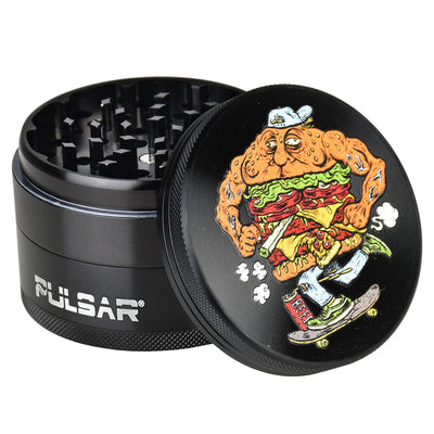 Pulsar Artist Series Grinder | Wooden Cyclops Skateburger - Headshop.com