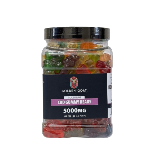 CBD Platinum Gummies - Clear Bears 5000MG - Headshop.com